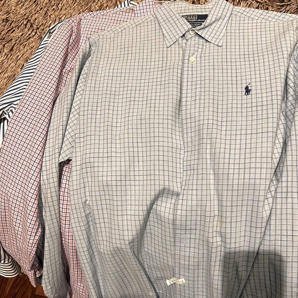 3 Polo Ralph Lauren Drees Shirts